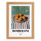 Bomboloni – Italian Pastry Dish, Café Poster, set in oak frame