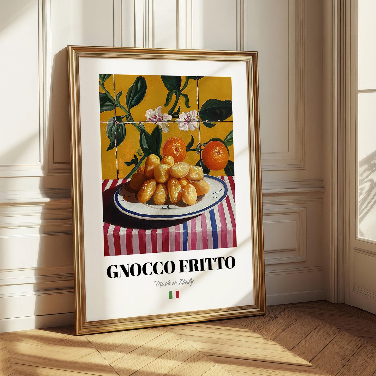 Gnocco fritto – Italian Snack Dish, Fine Dining Restaurant Print