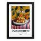 Gnocco fritto – Italian Snack Dish, Fine Dining Restaurant Print, in sleek black frame