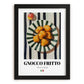 Gnocco fritto – Italian Snack Dish, Tavern Illustration, in sleek black frame