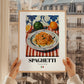 Spaghetti – Italian Pasta, Osteria Wall Decor, styled in a charming Paris street view