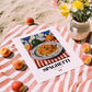 Spaghetti – Italian Pasta, Osteria Wall Decor, unframed on coastal sand