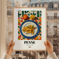 Penne – Italian Pasta, Trattoria Painting, styled in a charming Paris street view