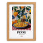 Penne – Italian Pasta, Ristorante Art, set in oak frame