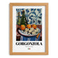 Gorgonzola – Italian Cheese Dish, Bistro Print, set in oak frame