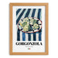 Gorgonzola – Italian Cheese Dish, Café Poster, set in oak frame