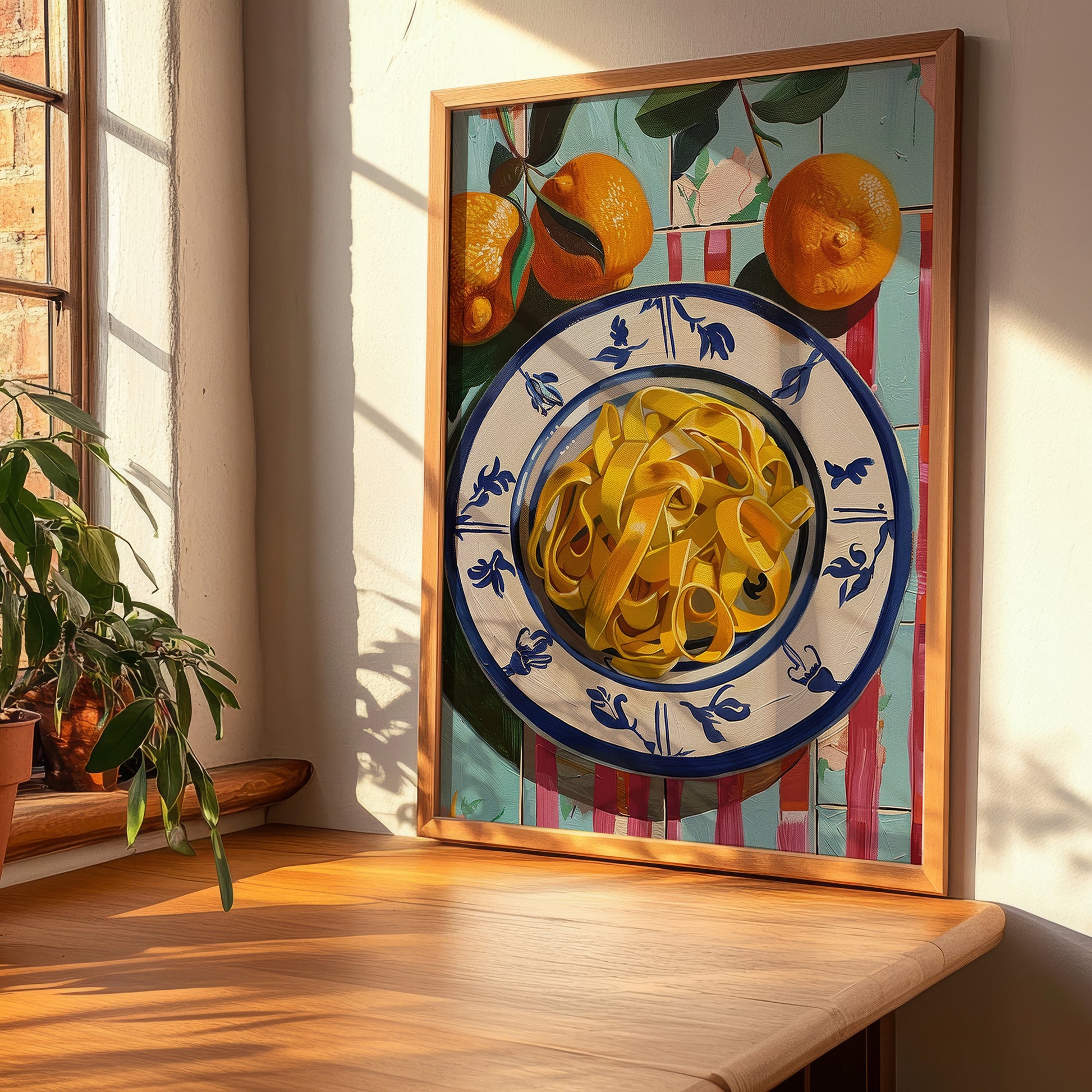 Tagliatelle – Italian Pasta, Trattoria Poster, clean layout with no caption