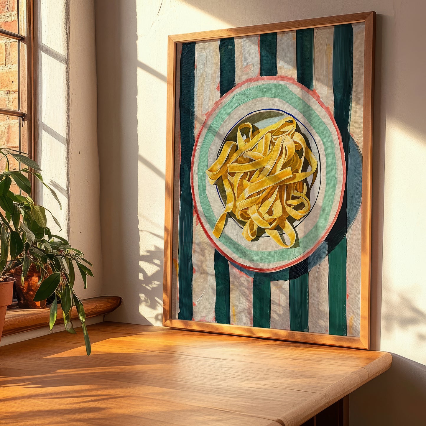 Tagliatelle – Italian Pasta, Osteria Poster, clean layout with no caption