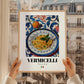 Vermicelli – Italian Pasta, Restaurant Poster, styled in a charming Paris street view