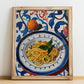 Vermicelli – Italian Pasta, Restaurant Poster, no-text version framed in wood