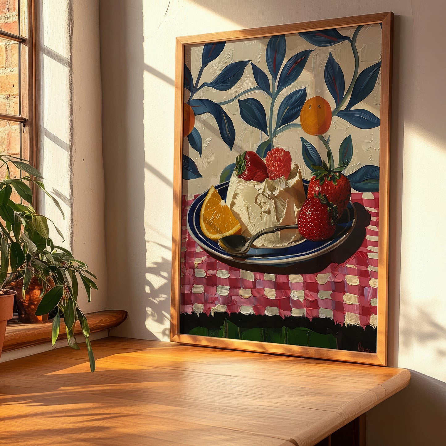 Mascarpone – Italian Cheese Dish, Café Poster, clean layout with no caption