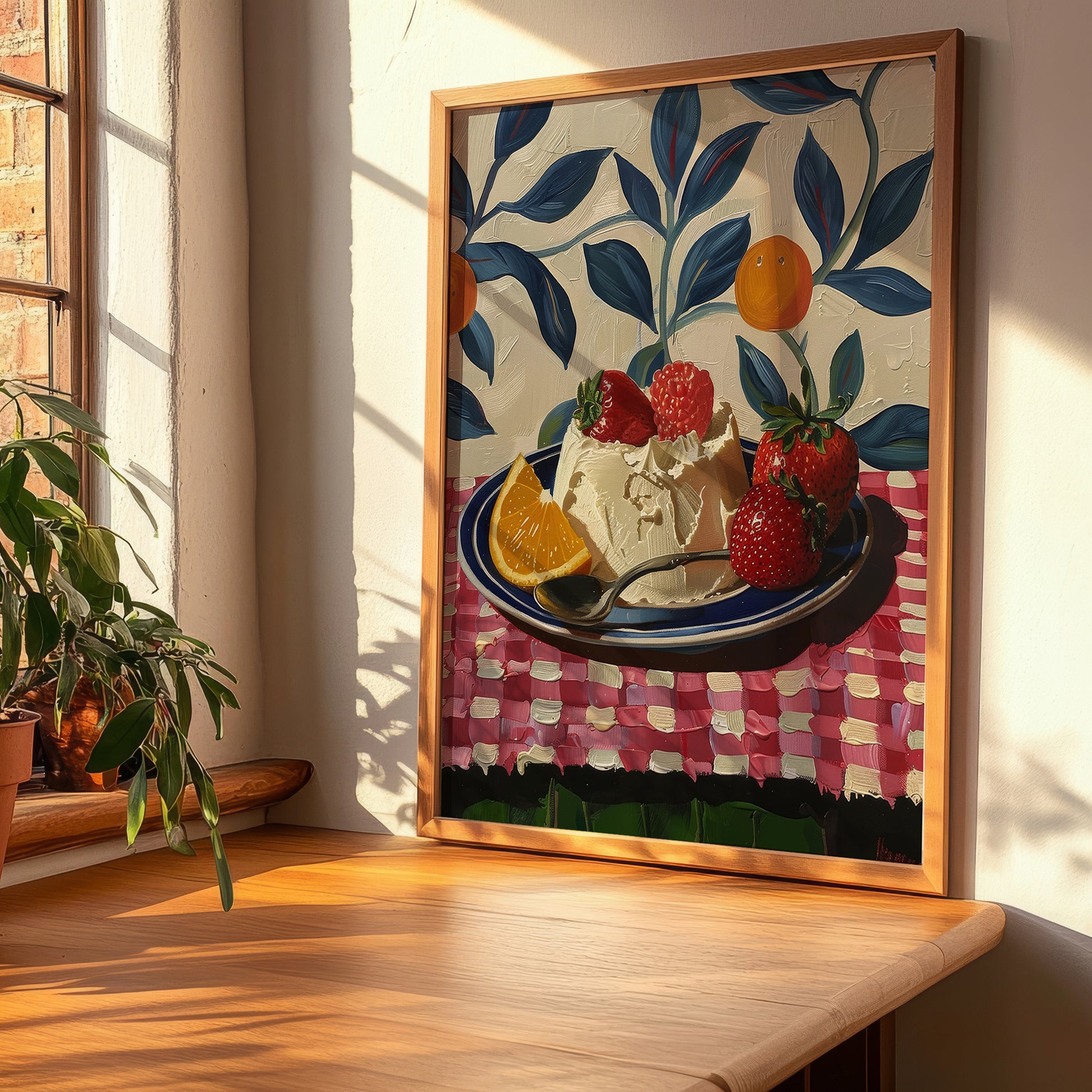 Mascarpone – Italian Cheese Dish, Café Poster, clean layout with no caption