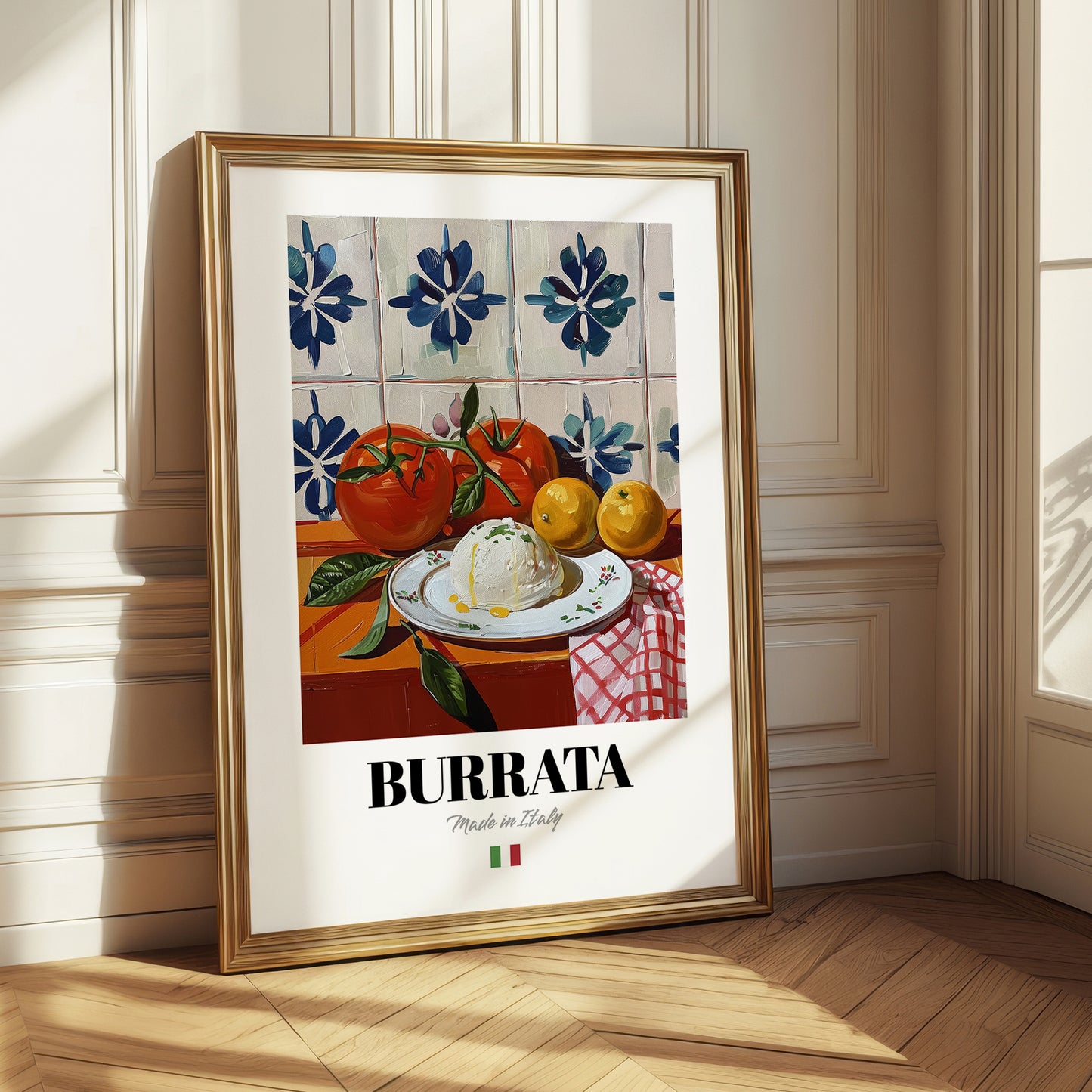 Burrata – Italian Cheese Dish, Tavern Poster
