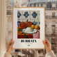 Burrata – Italian Cheese Dish, Tavern Poster, styled in a charming Paris street view