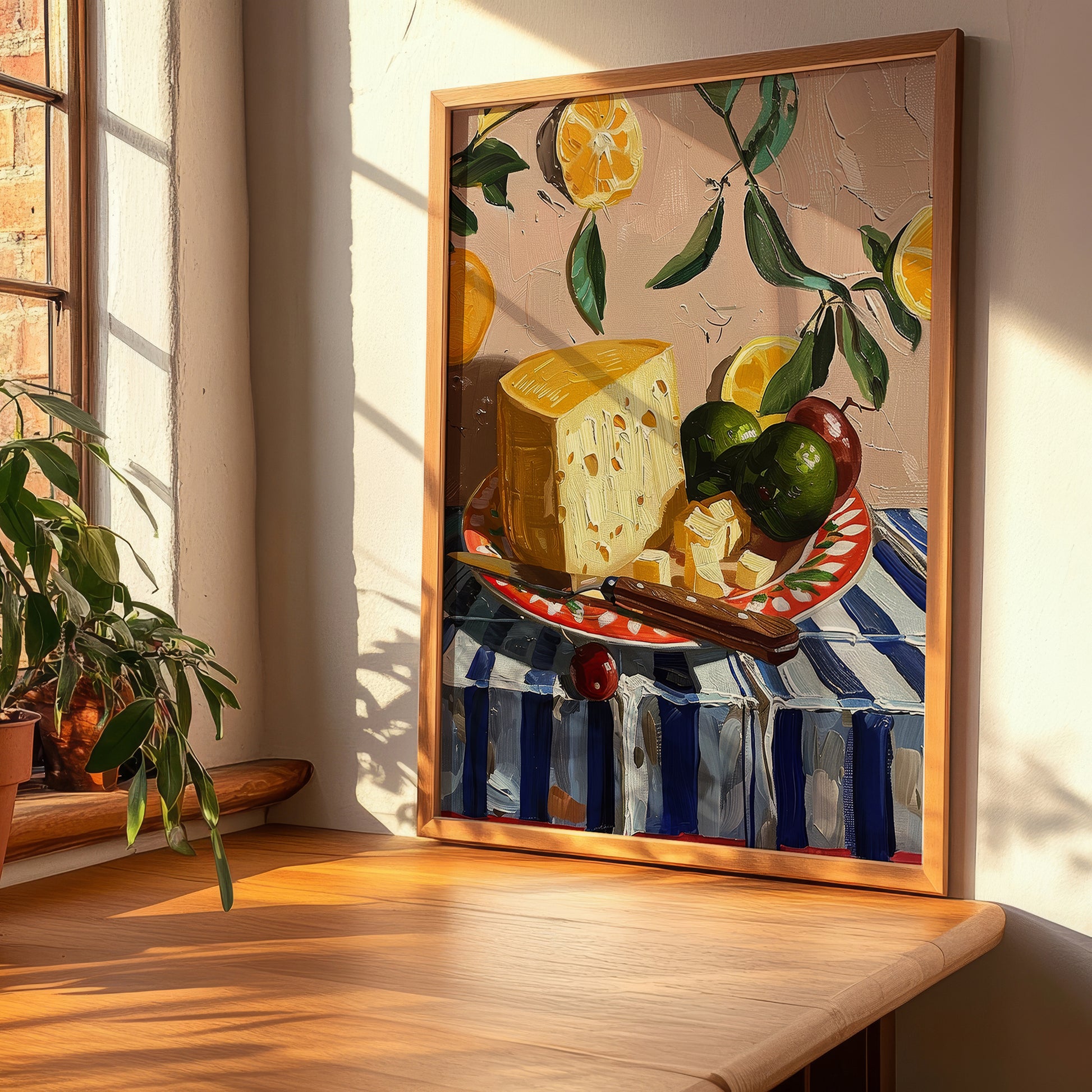 Asiago – Italian Cheese Dish, Café Wall Art, clean layout with no caption