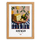 Asiago – Italian Cheese Dish, Café Wall Art, set in oak frame