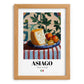 Asiago – Italian Cheese Dish, Restaurant Wall Art, set in oak frame