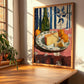 Asiago – Italian Cheese Dish, Tavern Poster, clean layout with no caption