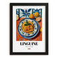 Linguine – Italian Pasta, Ristorante Poster, in sleek black frame