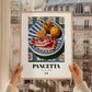 Pancetta – Italian Meat Dish, Café Painting, styled in a charming Paris street view