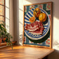 Pancetta – Italian Meat Dish, Café Painting, clean layout with no caption