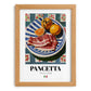 Pancetta – Italian Meat Dish, Café Painting, set in oak frame