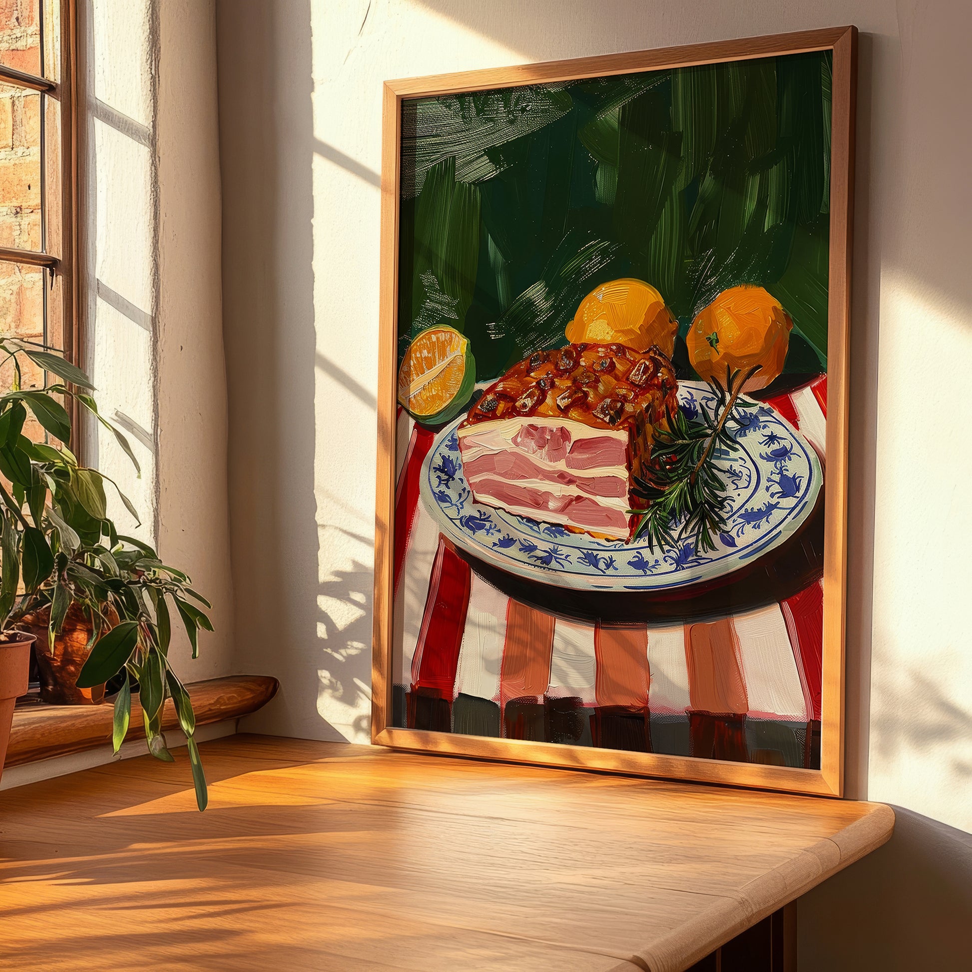Pancetta – Italian Meat Dish, Restaurant Poster, clean layout with no caption