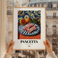 Pancetta – Italian Meat Dish, Restaurant Illustration, styled in a charming Paris street view