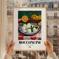 Bocconcini – Italian Cheese Dish, Restaurant Wall Art, styled in a charming Paris street view