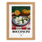 Bocconcini – Italian Cheese Dish, Restaurant Wall Art, set in oak frame