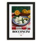 Bocconcini – Italian Cheese Dish, Restaurant Wall Art, in sleek black frame