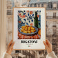 Rigatoni – Italian Pasta, Ristorante Poster, styled in a charming Paris street view