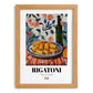 Rigatoni – Italian Pasta, Ristorante Poster, set in oak frame