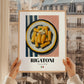 Rigatoni – Italian Pasta, Restaurant Poster, styled in a charming Paris street view