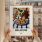 Rigatoni – Italian Pasta, Ristorante Wall Decor, styled in a charming Paris street view