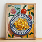 Pappardelle – Italian Pasta, Osteria Poster, no-text version framed in wood
