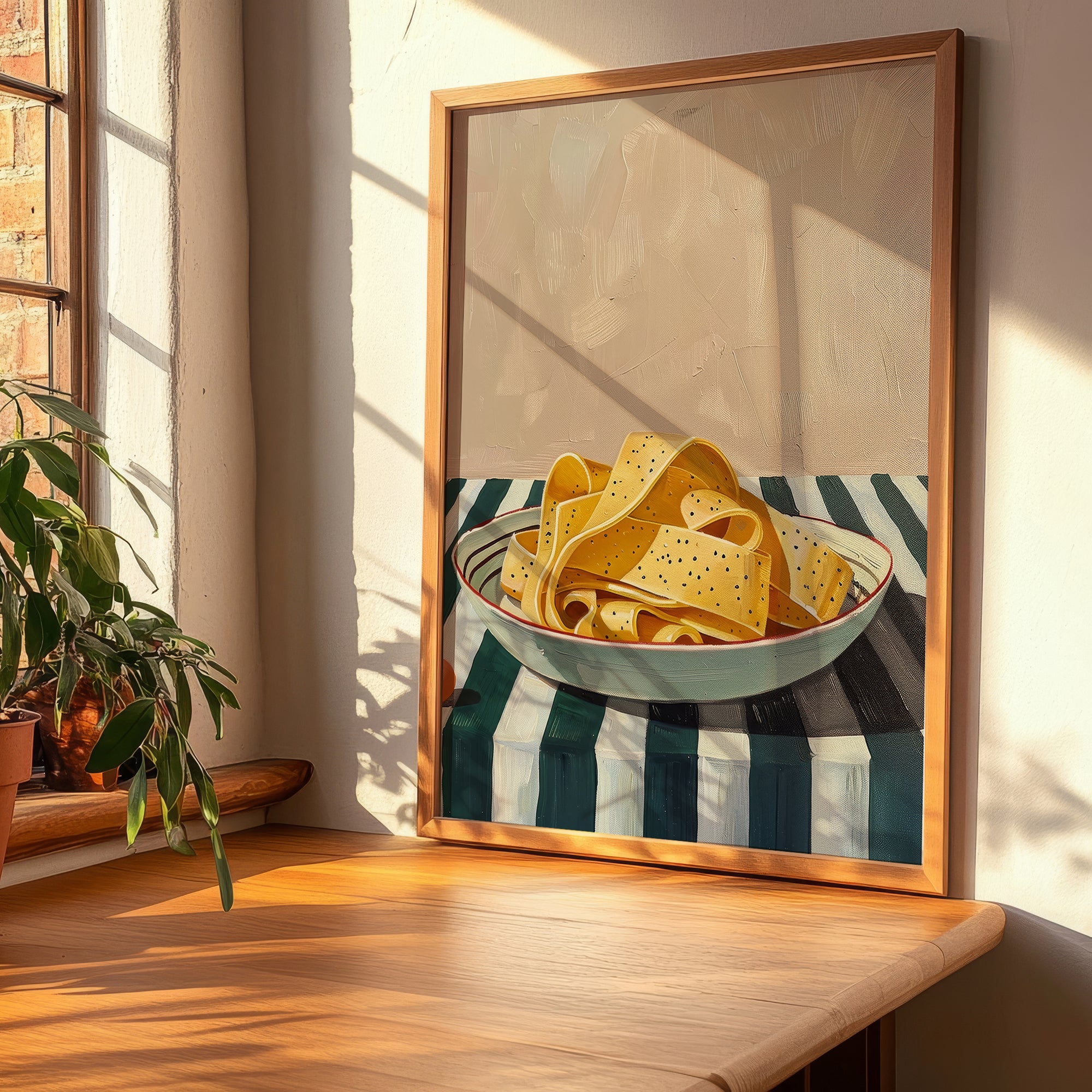 Pappardelle – Italian Pasta, Trattoria Wall Decor, clean layout with no caption