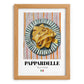 Pappardelle – Italian Pasta, Restaurant Poster, set in oak frame