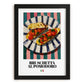 Bruschetta al pomodoro – Italian Snack Dish, Café Art, in sleek black frame