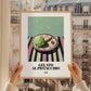 Gelato al pistacchio – Italian Gelato, Artisan Ice Cream Shop Art, styled in a charming Paris street view