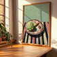 Gelato al pistacchio – Italian Gelato, Artisan Ice Cream Shop Art, clean layout with no caption