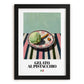 Gelato al pistacchio – Italian Gelato, Artisan Ice Cream Shop Art, in sleek black frame