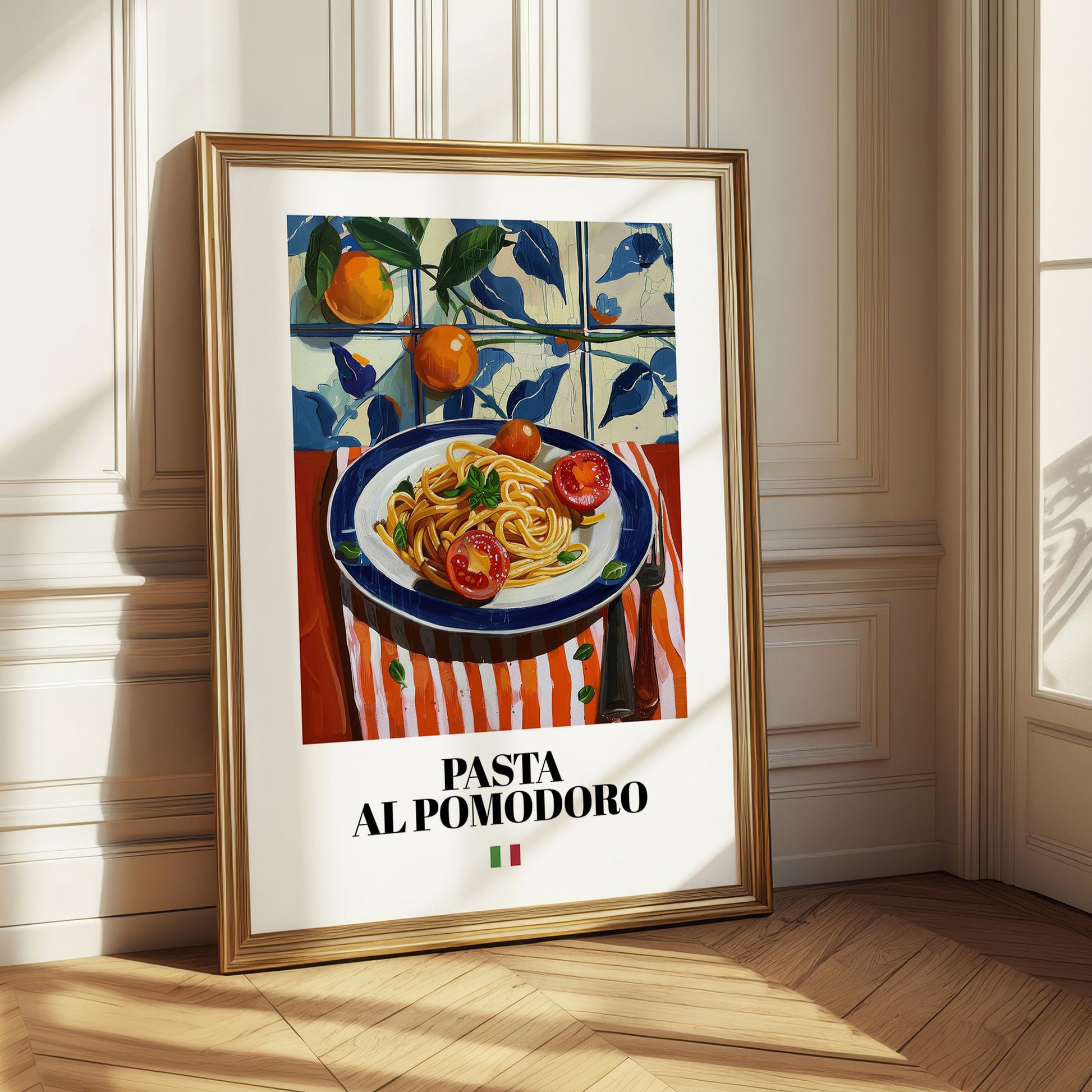 Pasta al pomodoro – Italian Pasta, Osteria Illustration