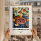 Pizza prosciutto – Italian Pizza, Restaurant Art, styled in a charming Paris street view