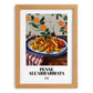Penne all'arrabbiata – Italian Pasta, Trattoria Art, set in oak frame