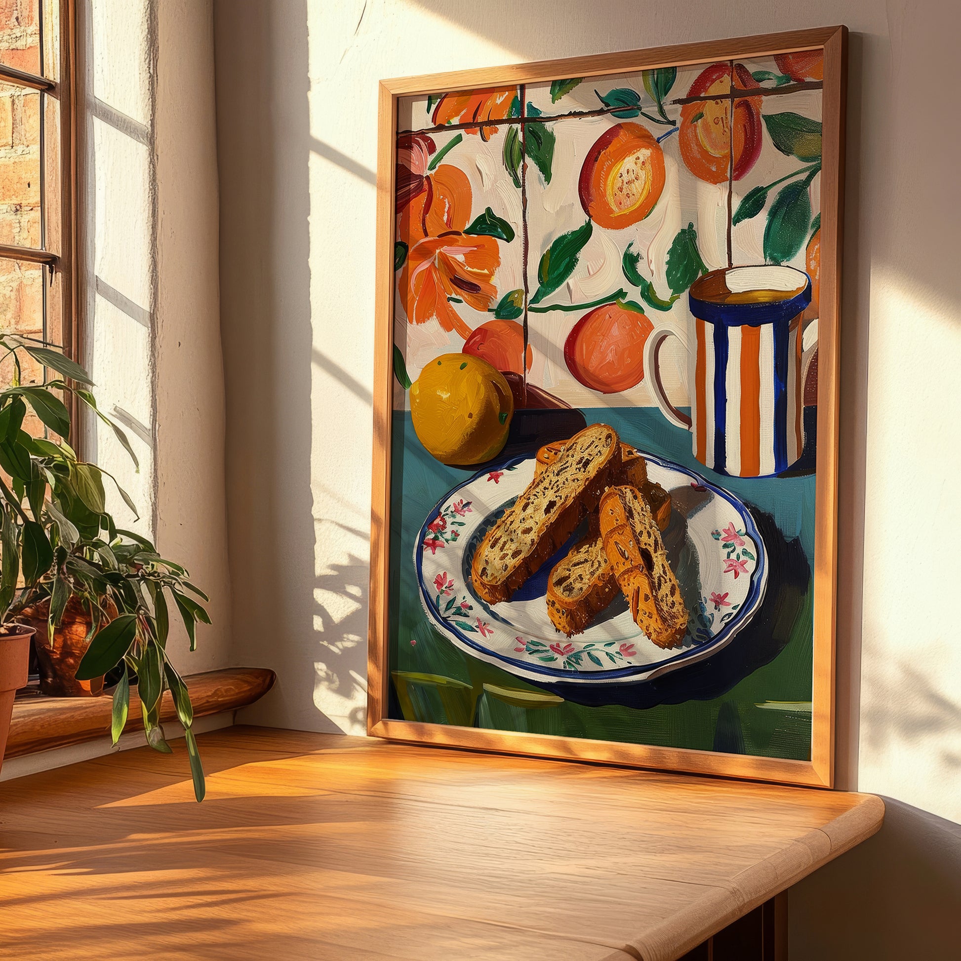 Cantuccini Toscani – Italian Biscuits Dish, Tavern Painting, clean layout with no caption