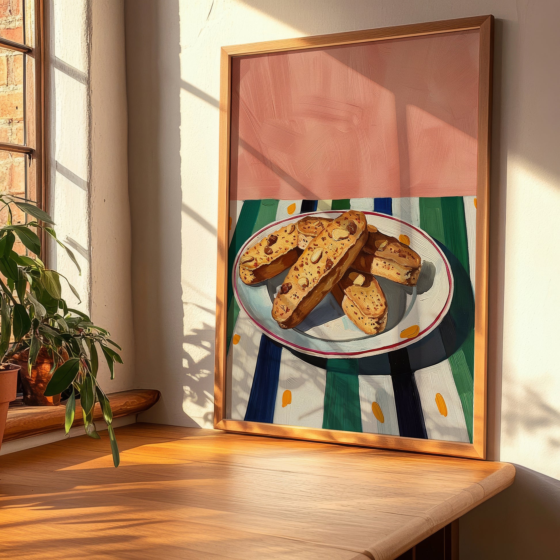 Cantuccini Toscani – Italian Biscuits Dish, Brasserie Poster, clean layout with no caption