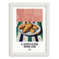 Cantuccini Toscani – Italian Biscuits Dish, Brasserie Poster, placed in minimal white frame