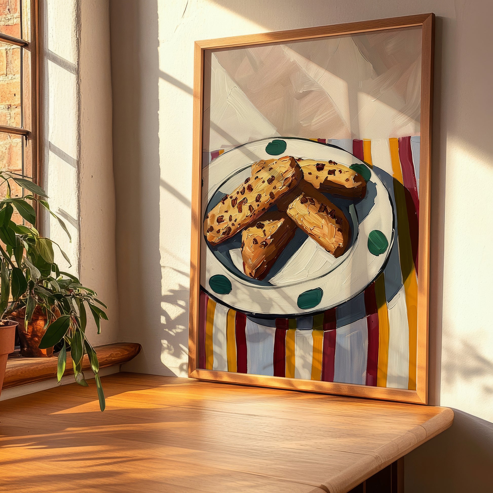 Cantuccini Toscani – Italian Biscuits Dish, Restaurant Art, clean layout with no caption