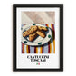 Cantuccini Toscani – Italian Biscuits Dish, Restaurant Art, in sleek black frame